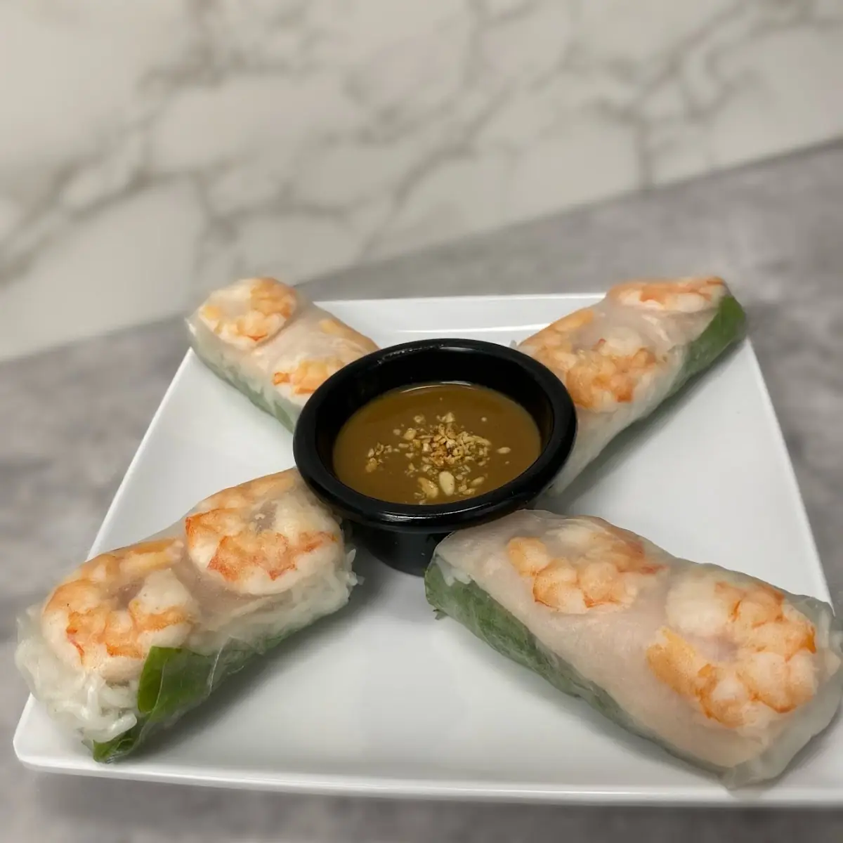 BBQ Chicken Spring Rolls
