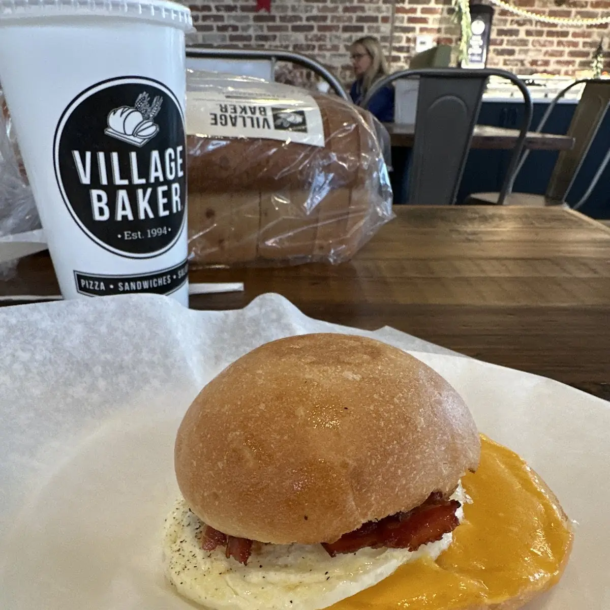 Bacon Egg Cheese Breakfast Sandwich