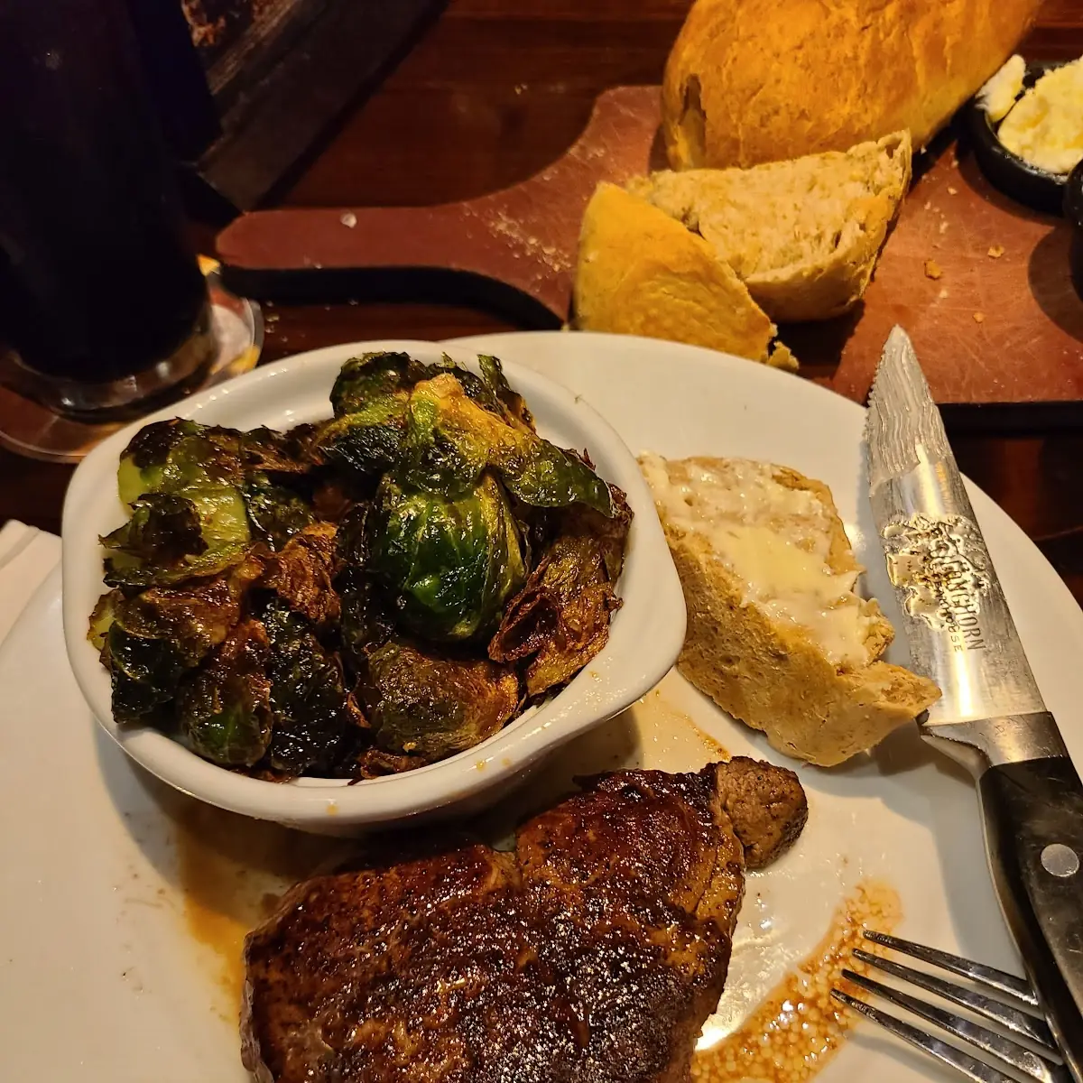 9 Oz Filet Mignon with Brussels Sprout