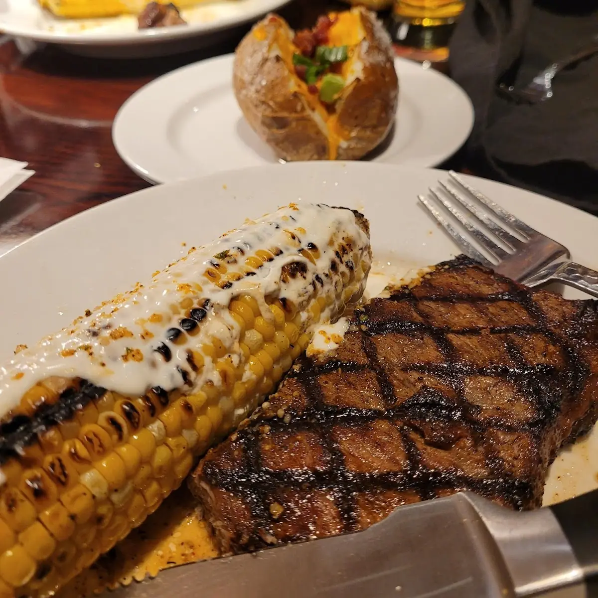 New York Strip & Parmesan Corn on the Cob