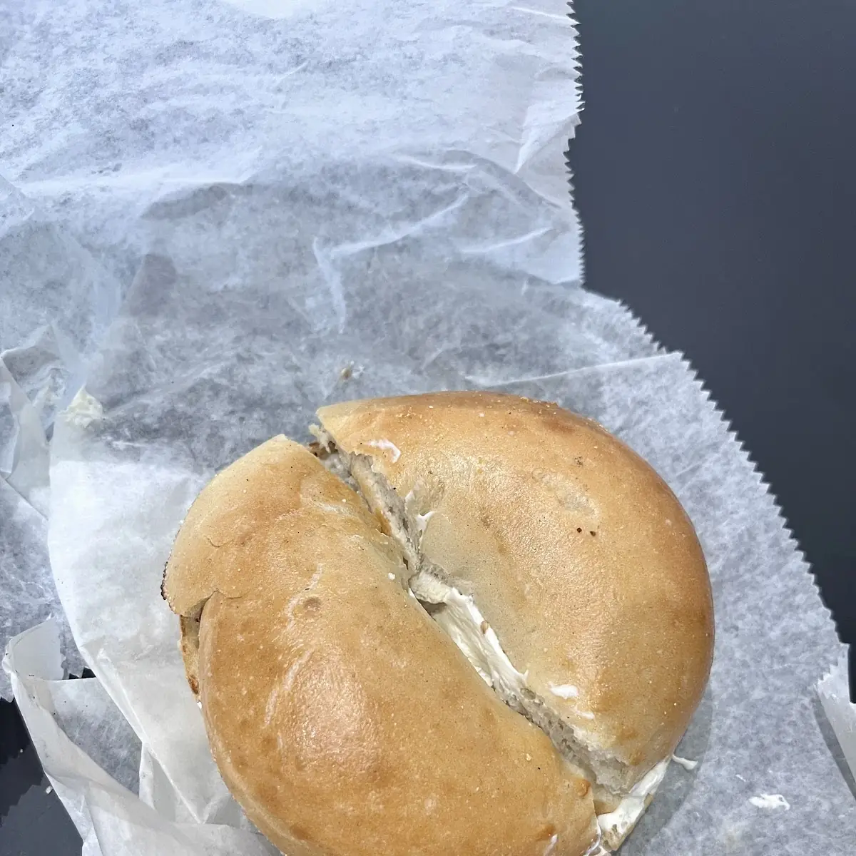 Plain Bagel with Cream Cheese