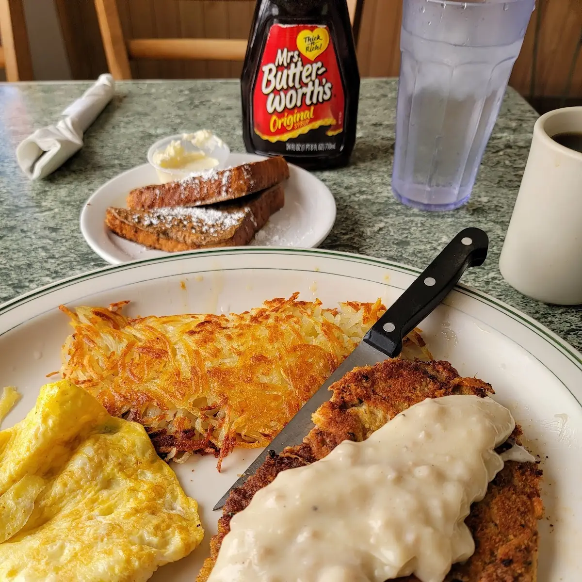 Chicken Fried Steak and Eggs