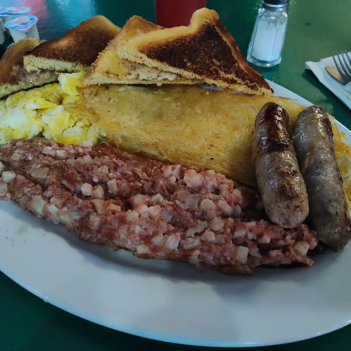 Corned Beef Hash and Eggs