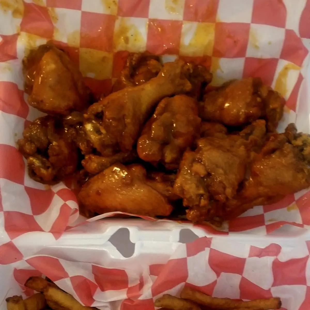 Zucchini Fries & Huge Mango Habanero Wings
