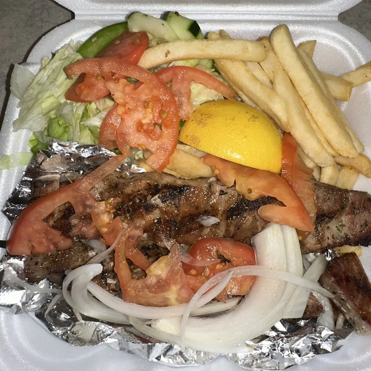 Pork Kabob Plate
