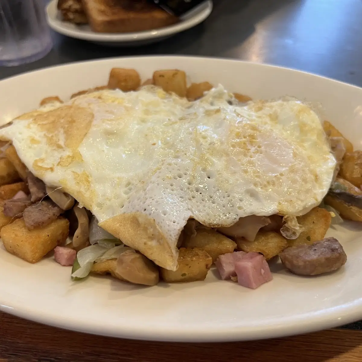 Biscuit & Gravy with Two Eggs