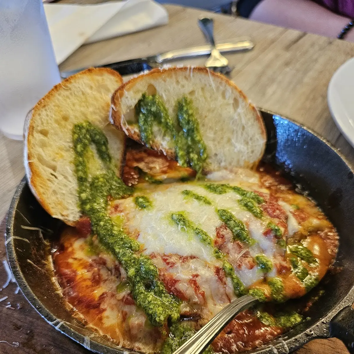 Eggplant Parmigiana Dinner