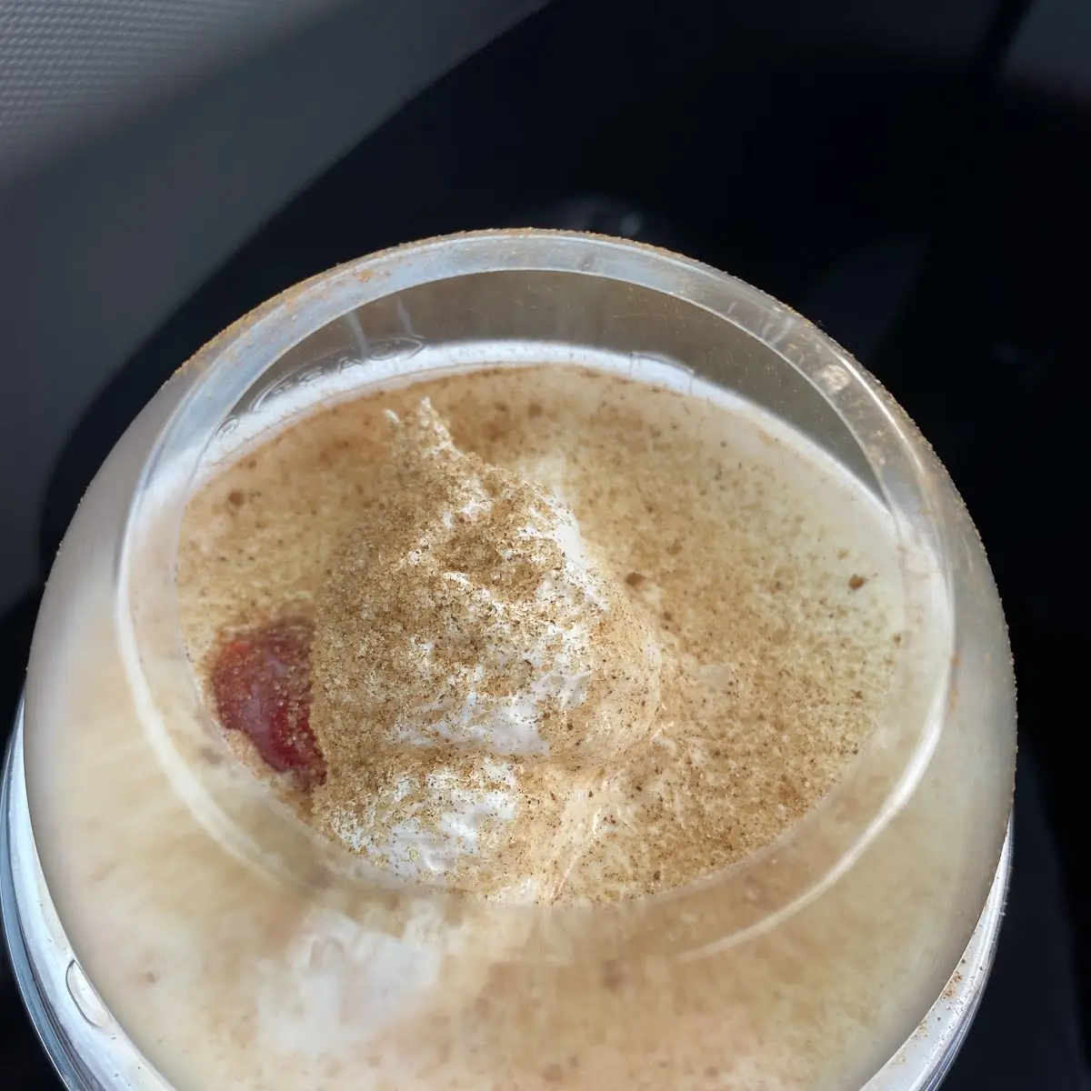 Vanilla Milkshake with Cinnamon Sugar