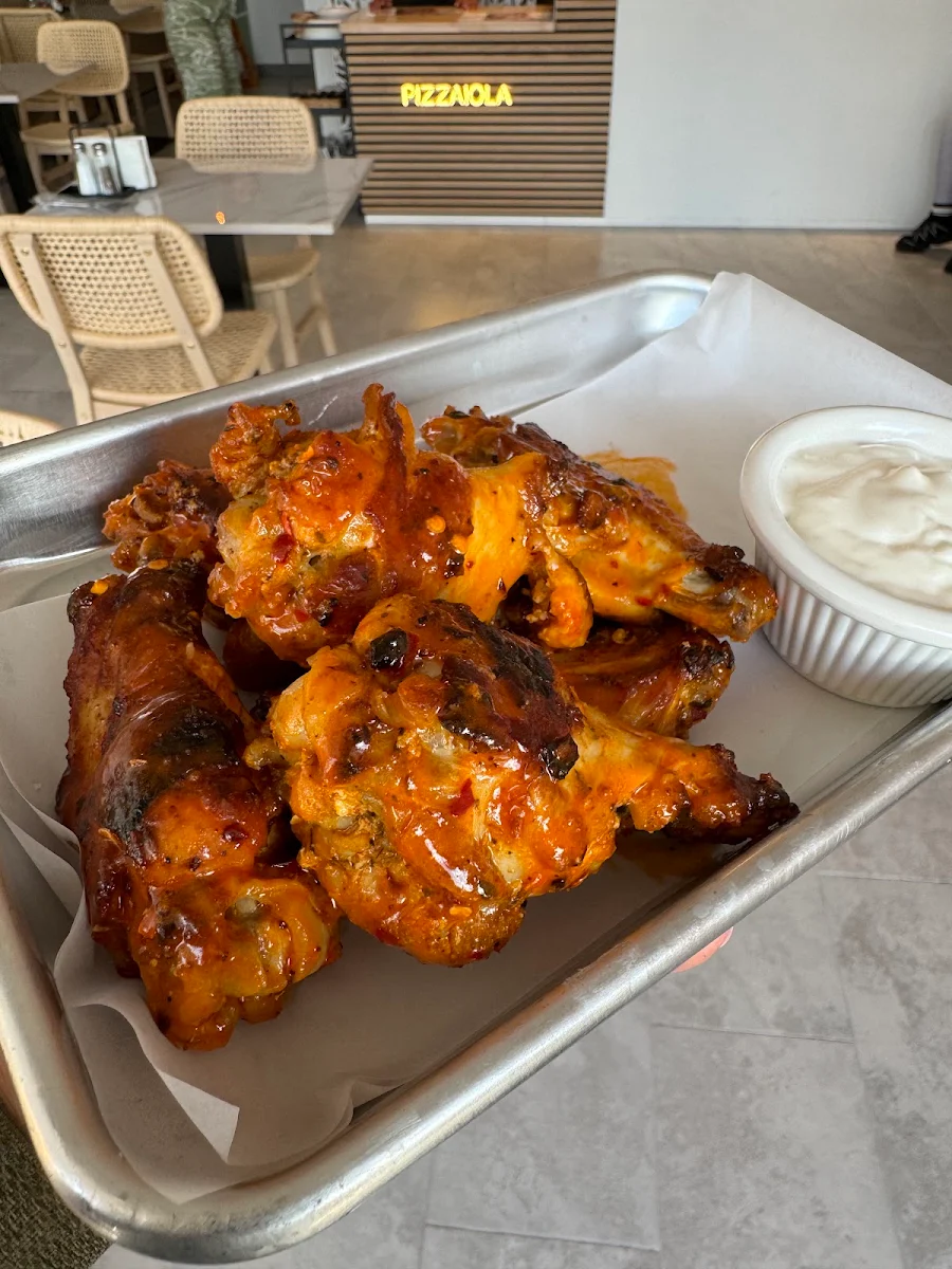 Chicken Wings with Blue Cheese Dressing