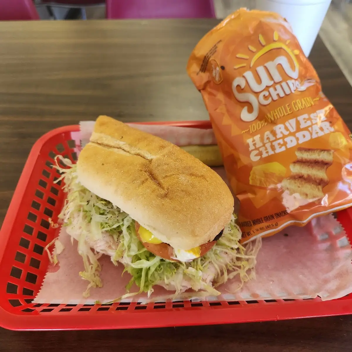Turkey and Cheese Sandwich