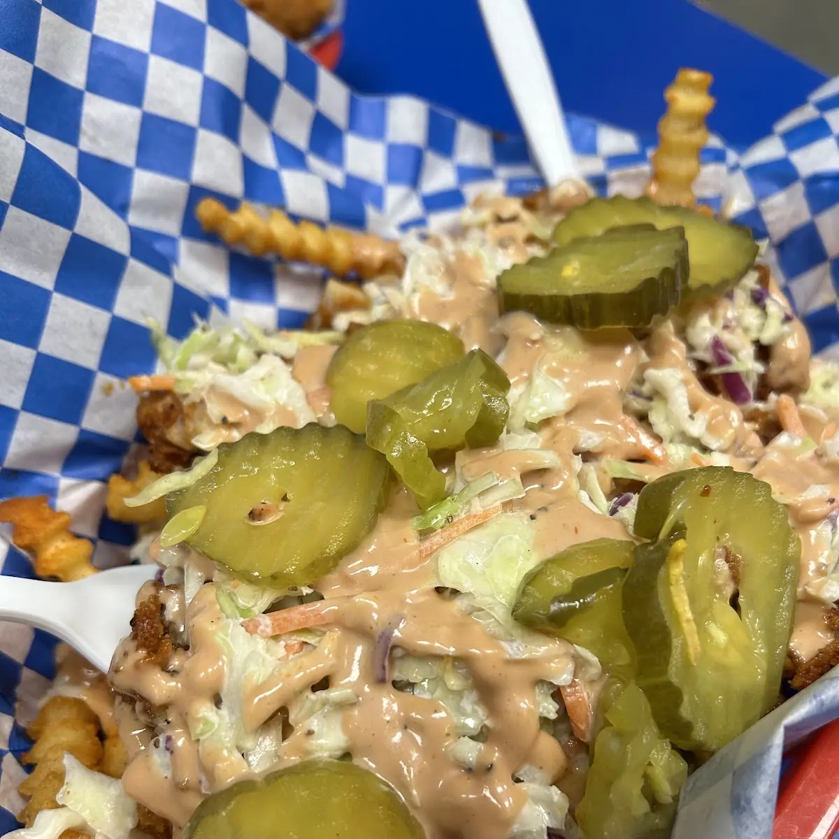 Loaded Fries with Chicken
