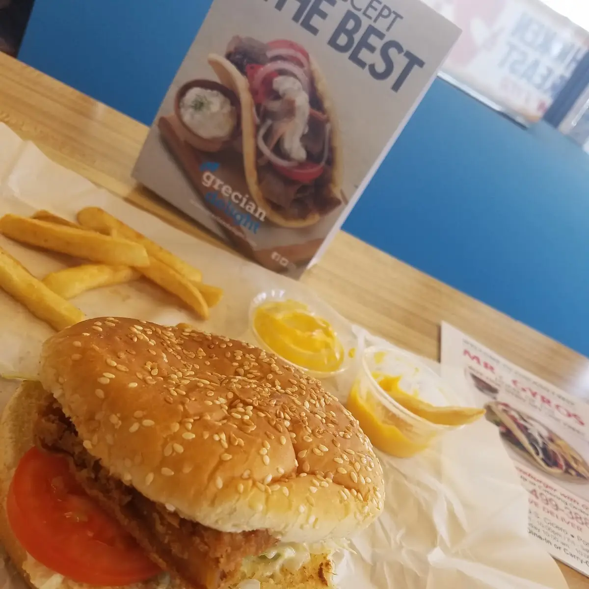 Gyro Cheeseburger Meal