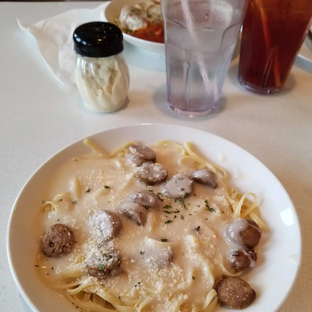 Linguini with Italian Sausage