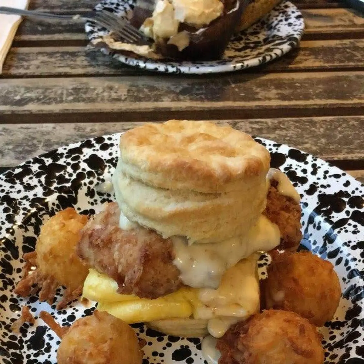 Fried Chicken Breakfast Sandwich