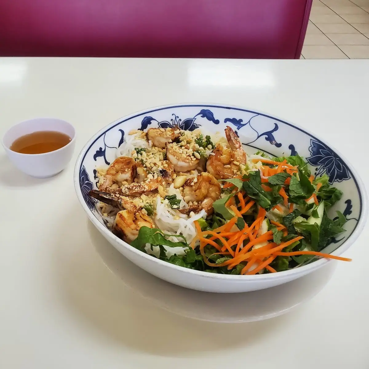 Vermicelli with Grilled Shrimp