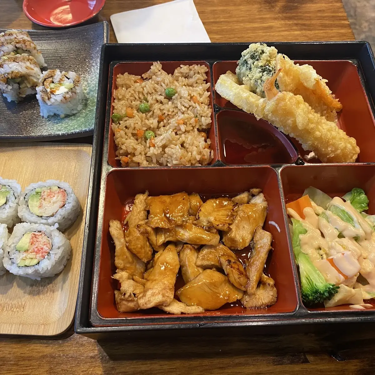 Deep-Fried Pork Cutlets Donkatsu Bento