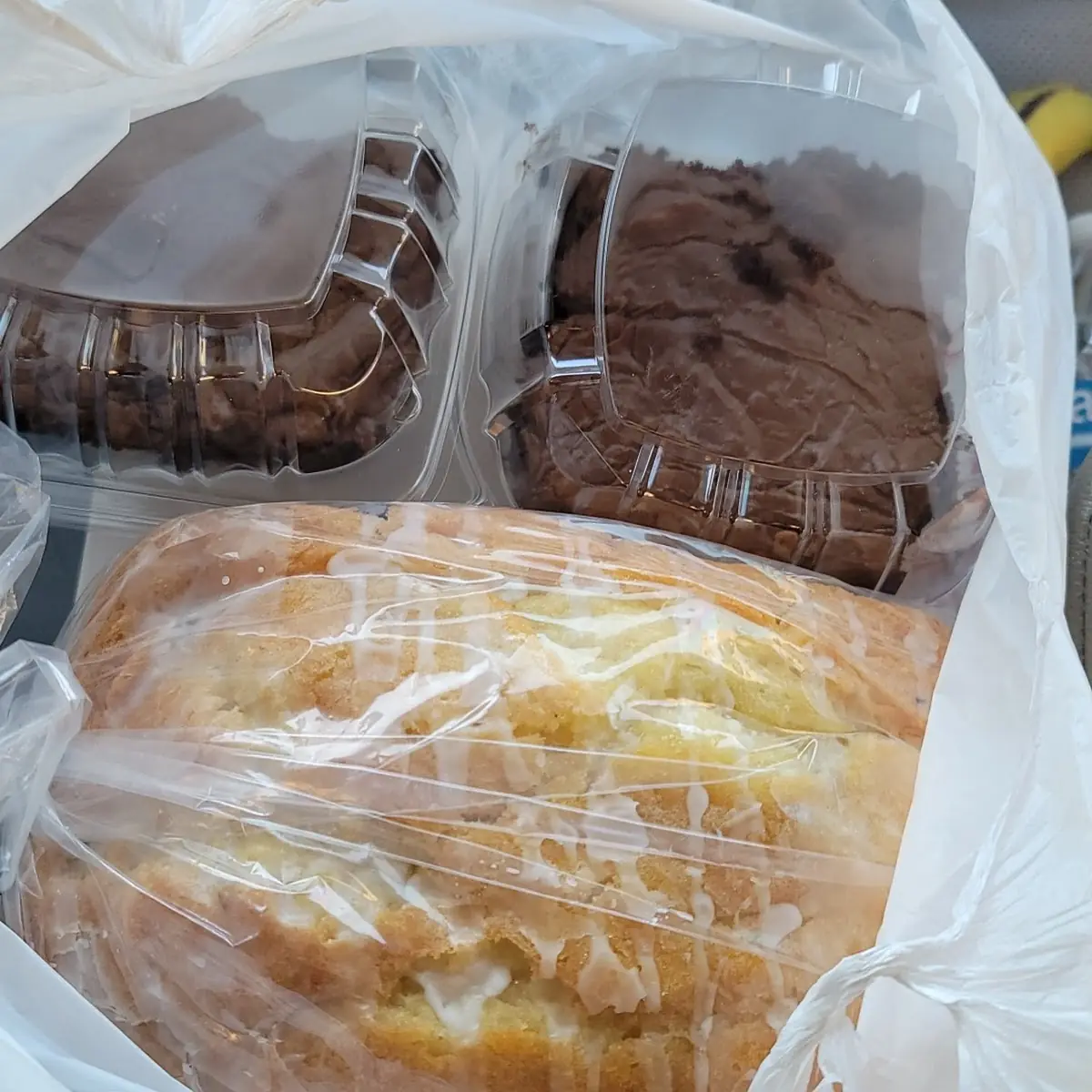 Lemon Blueberry Bread and Chocolate Cake