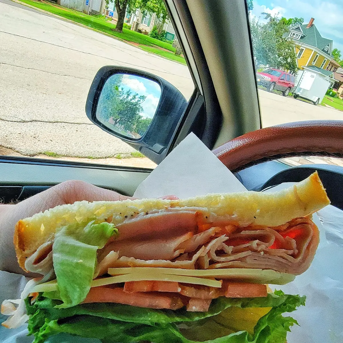 Turkey Sandwich with Swiss Cheese