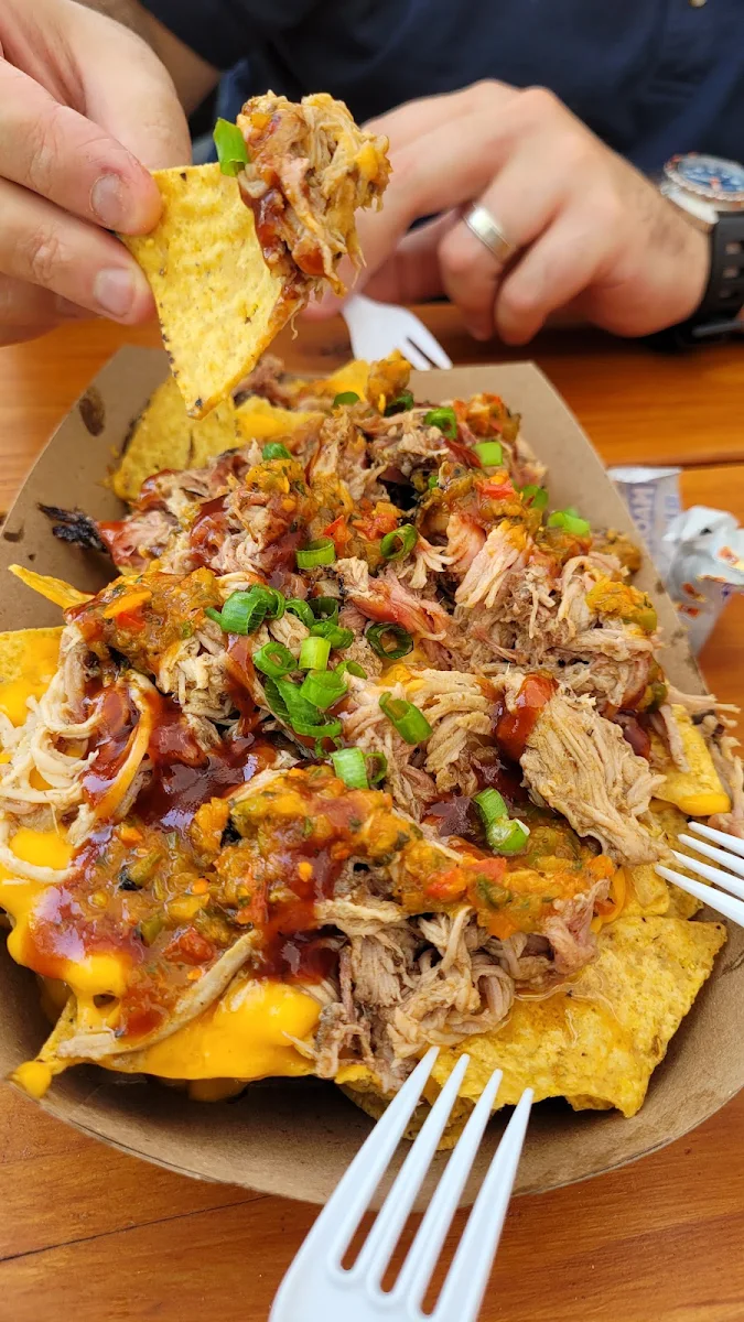 Pulled Pork Nachos Sharable
