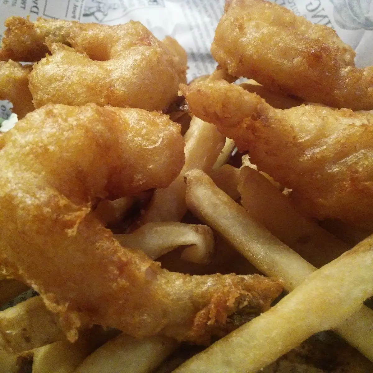 Beer Battered Prawns
