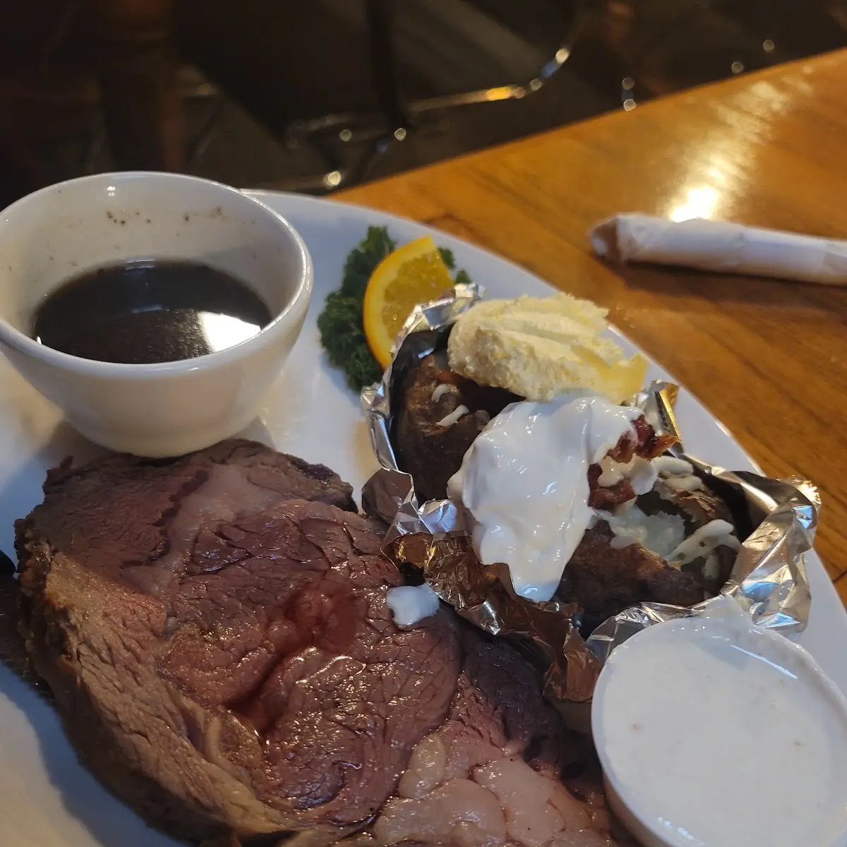 Prime Rib Loaded Potato
