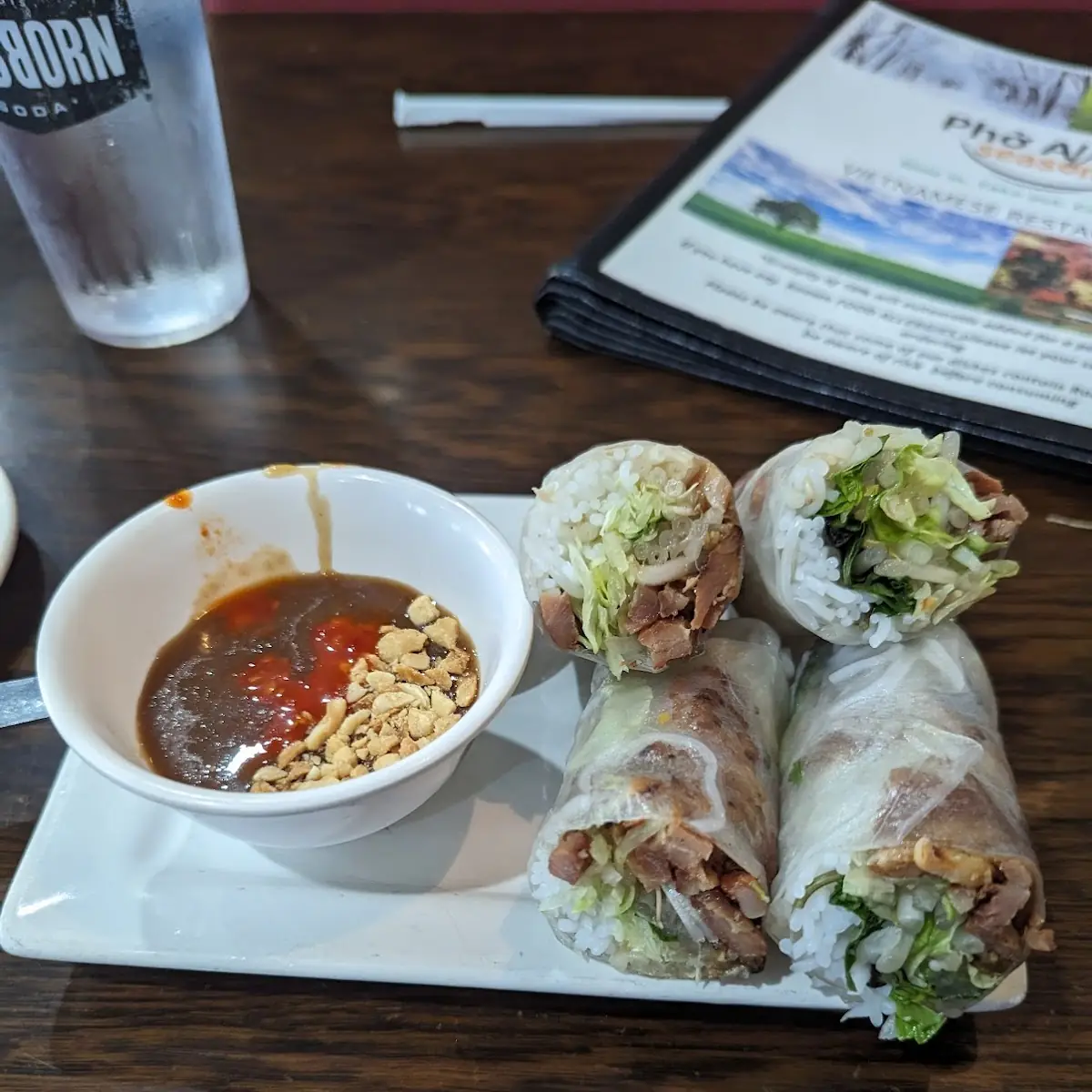 Grilled Pork Spring Roll