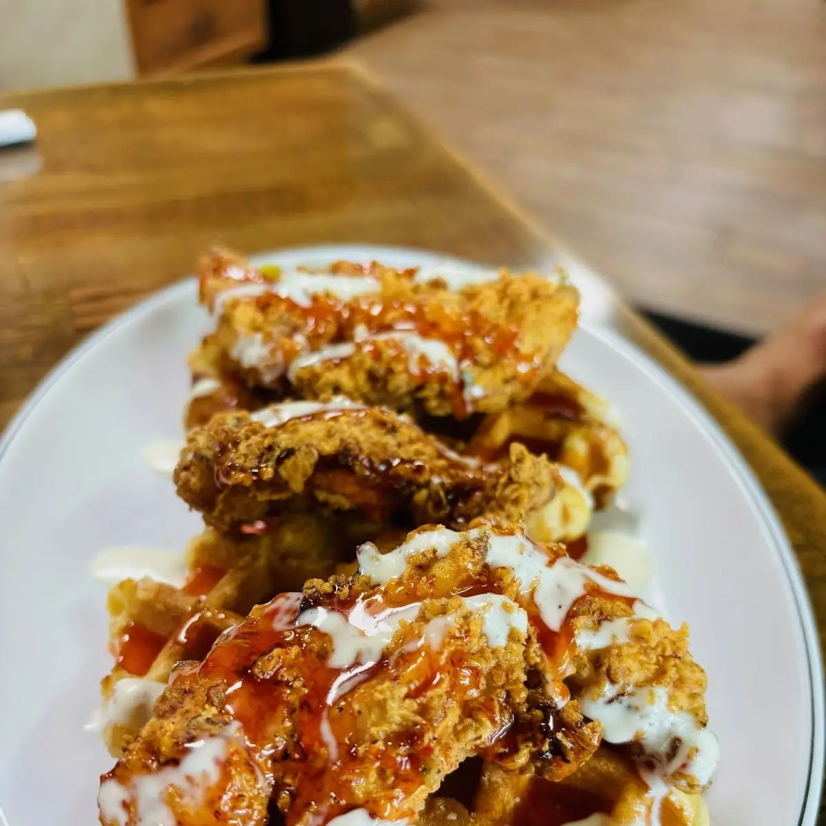Spicy Chicken & Waffles