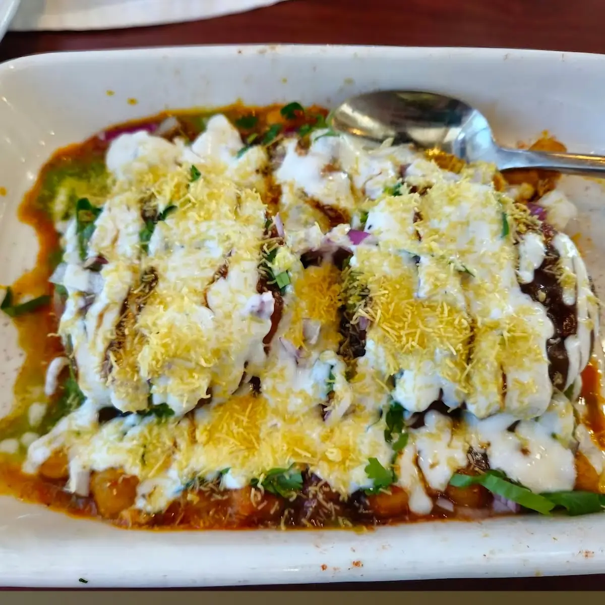 Aloo Tikki Chaat