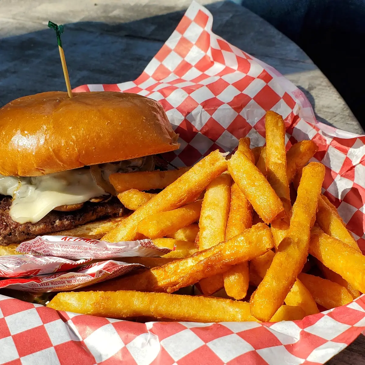 Mushroom & Swiss Burger