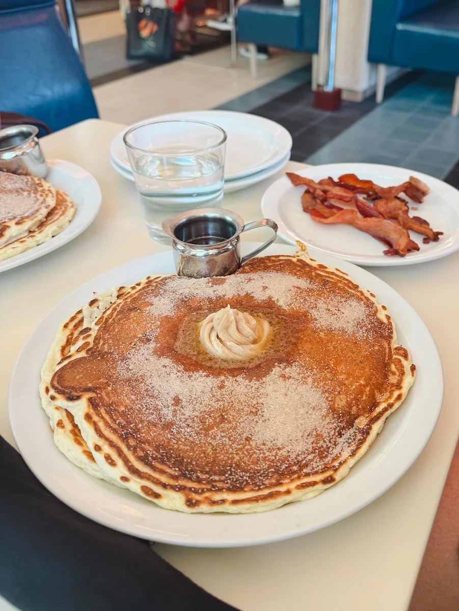 Cinnamon Sugar Pancakes with Butter