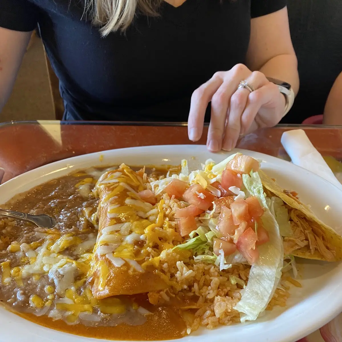 Enchilada Taco Combination