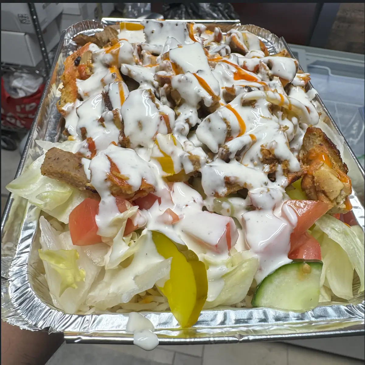 Combination Chicken and Gyro Platter
