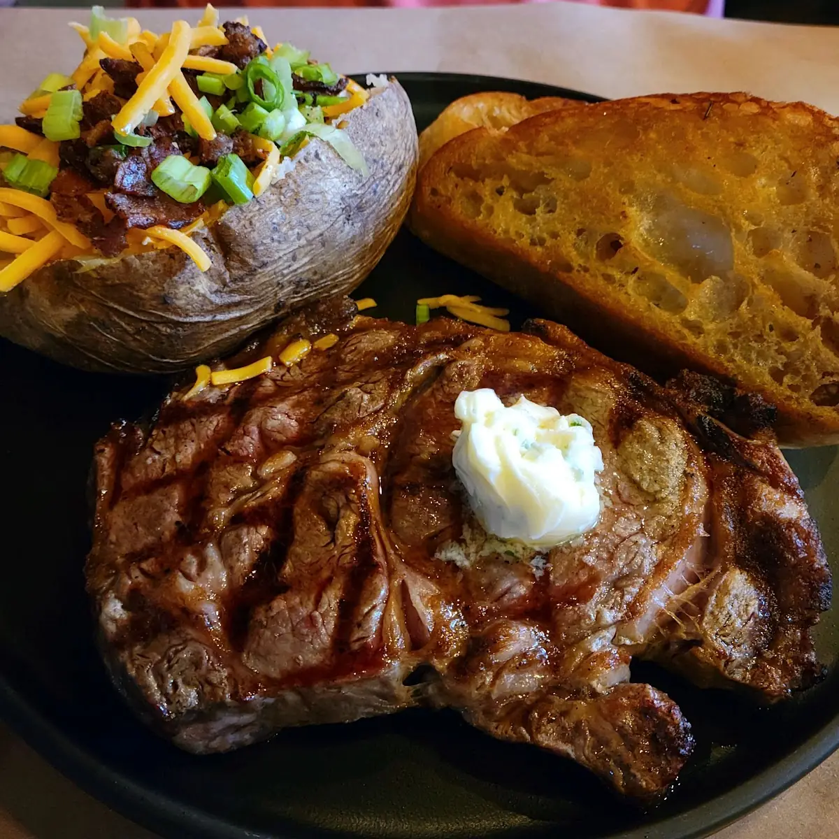 Ribeye and Baked Potato