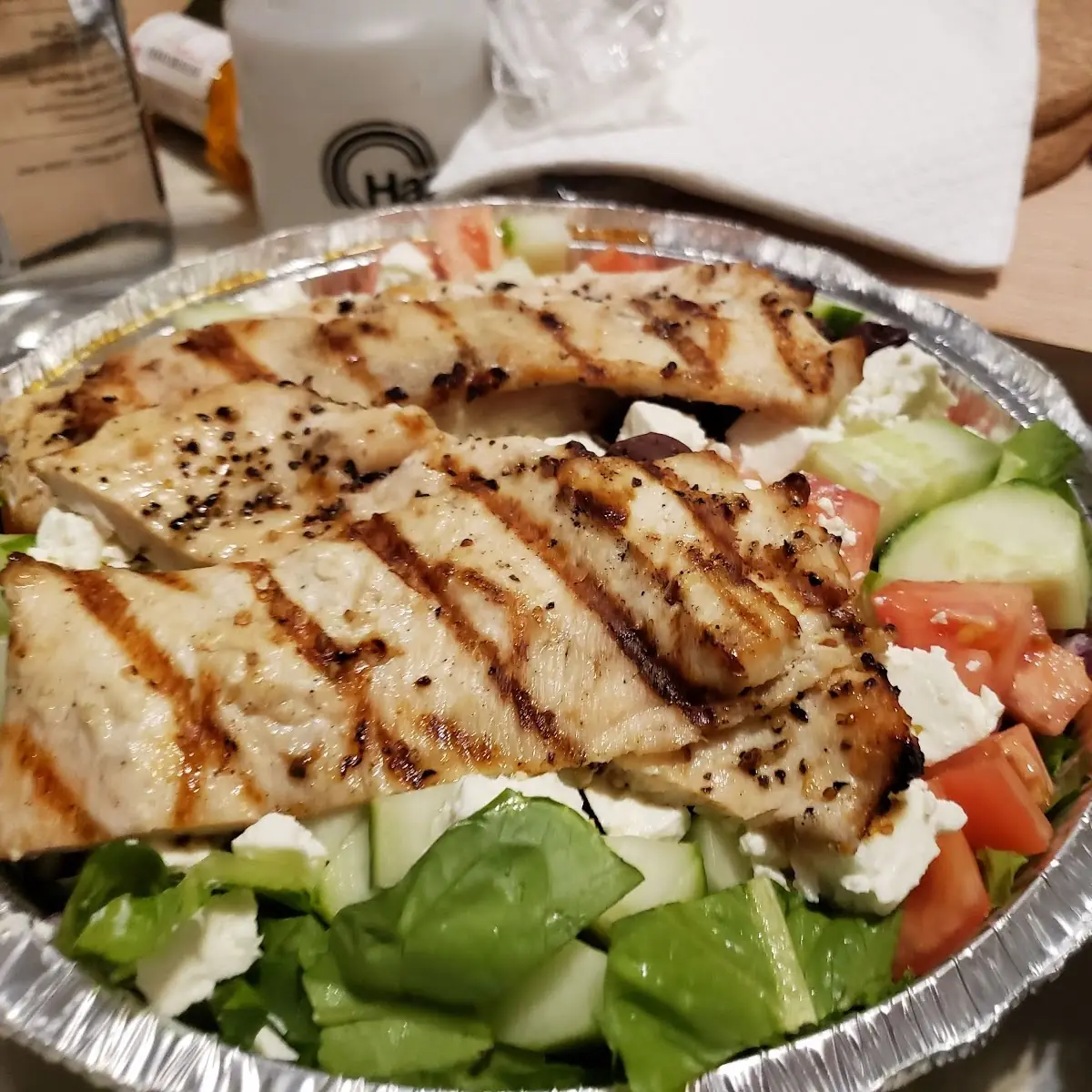 Grilled Chicken Greek Salad