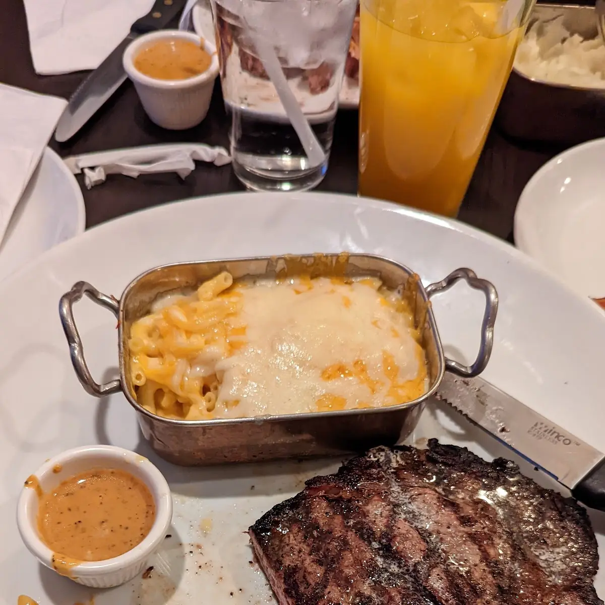 Ribeye w Mac N Cheese