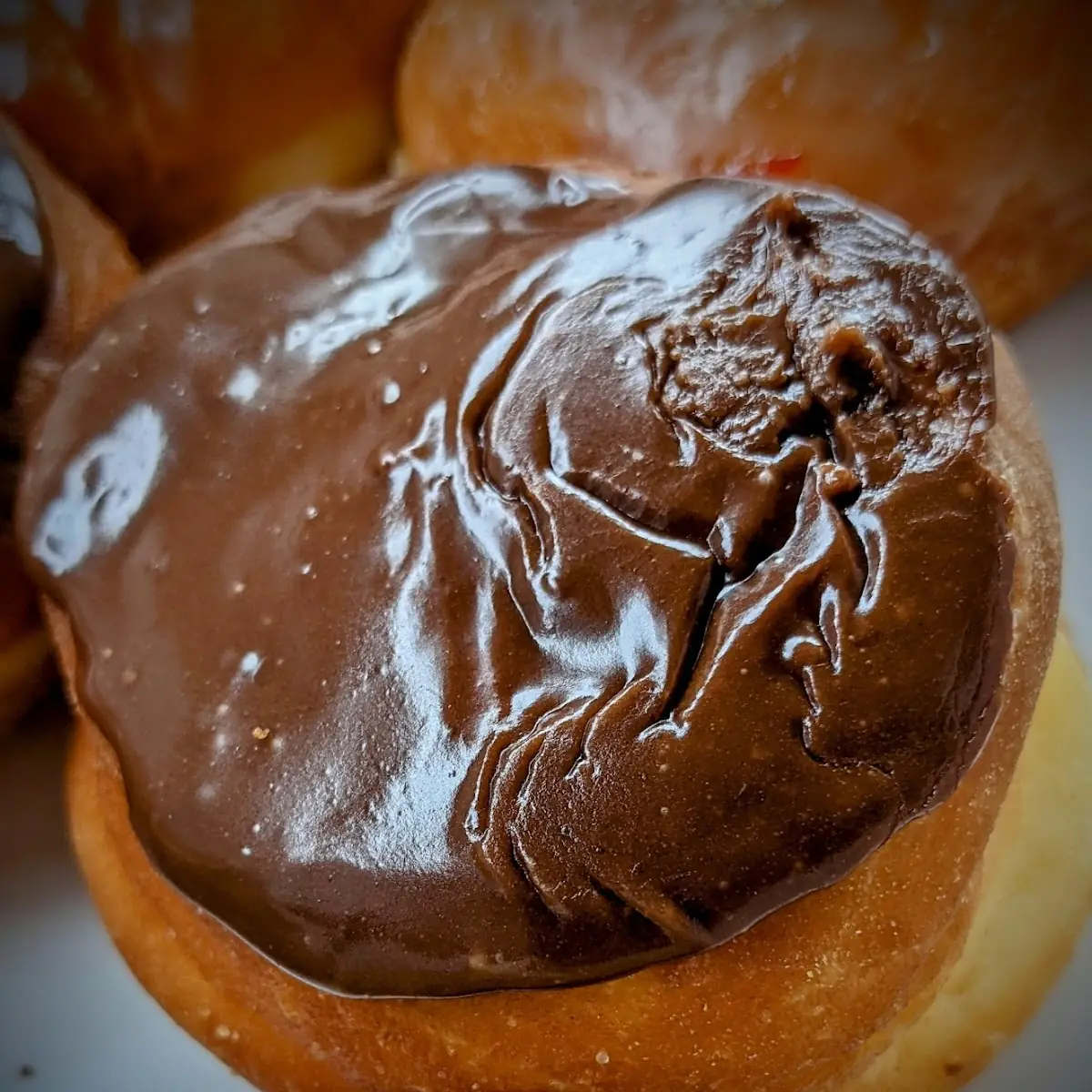 Chocolate-Covered Boston Cream Donut