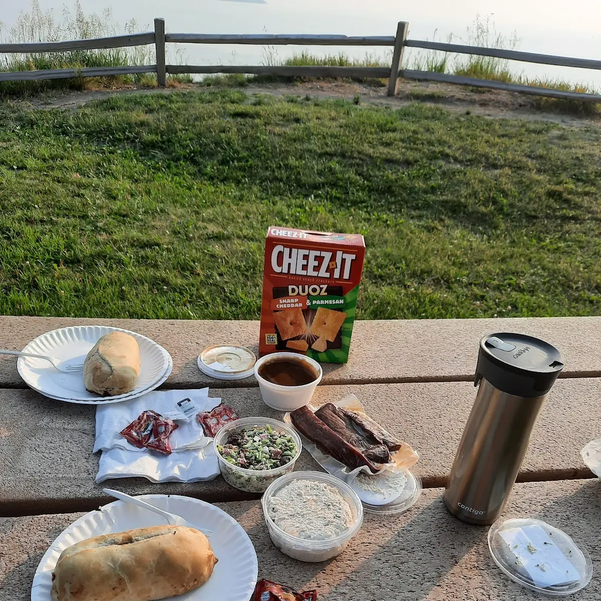 Smoked White Fish Patte Broccoli Salad Beef Jerky