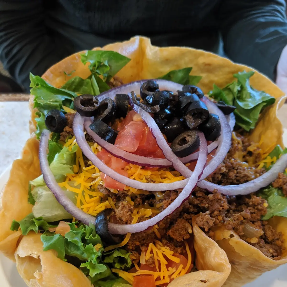 Beef or Chicken Taco Salad