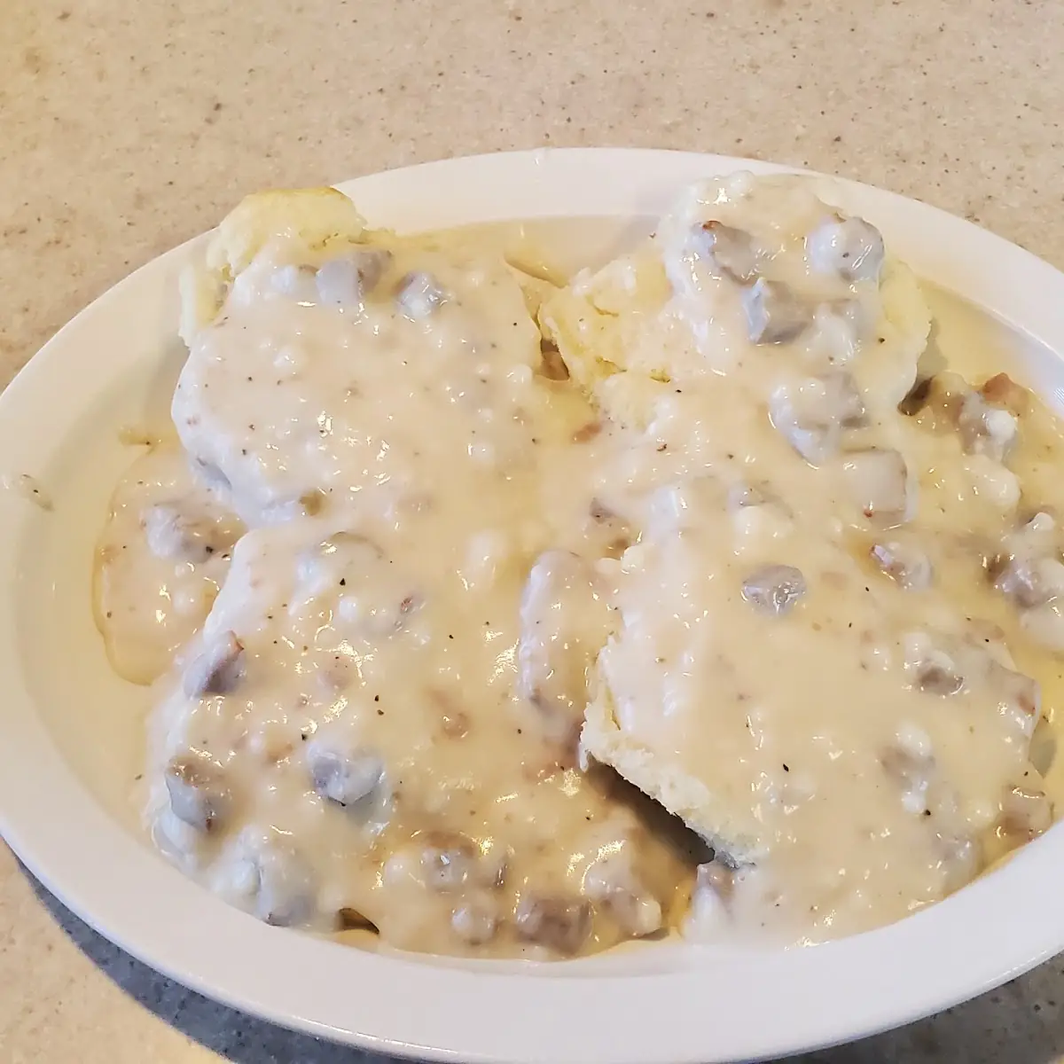 Biscuits and Country Gravy