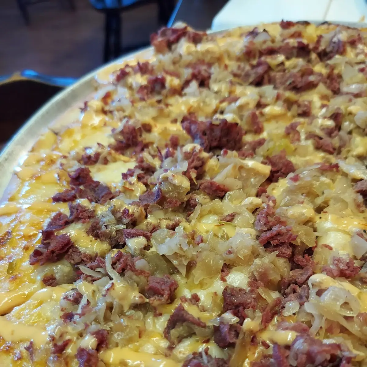 Reuben Pizza