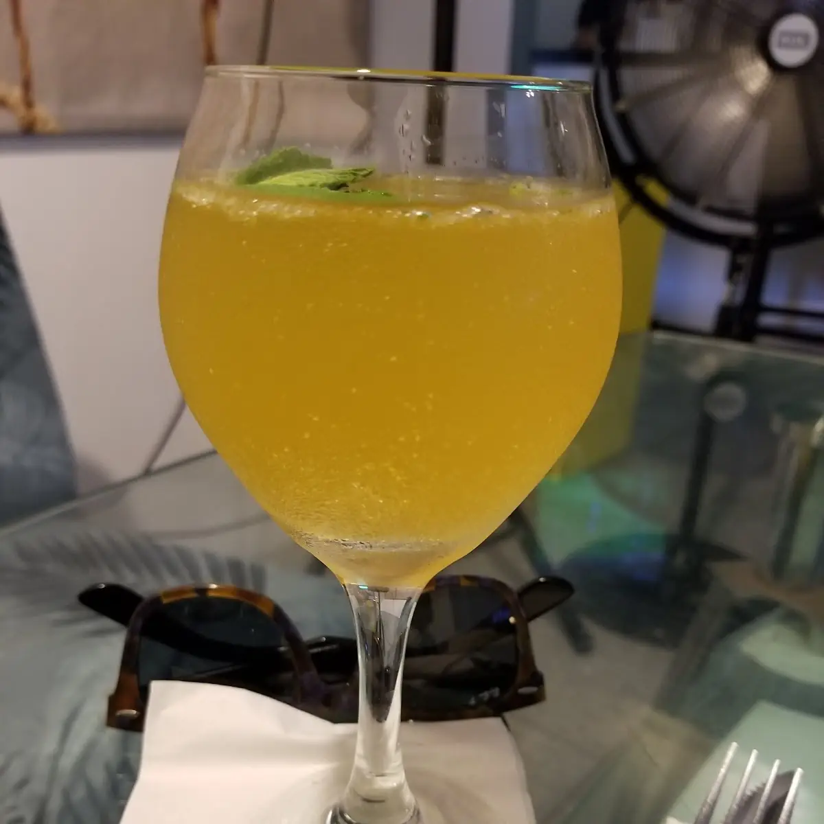 Champagne Passion Fruit Mojito