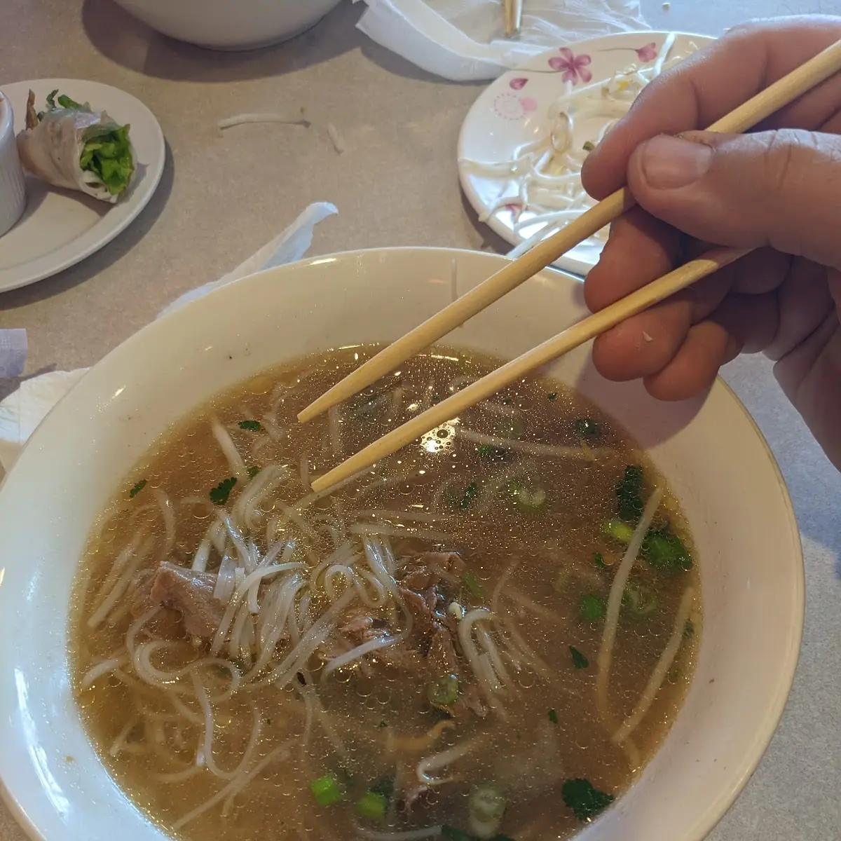 Pho with Rare Beef