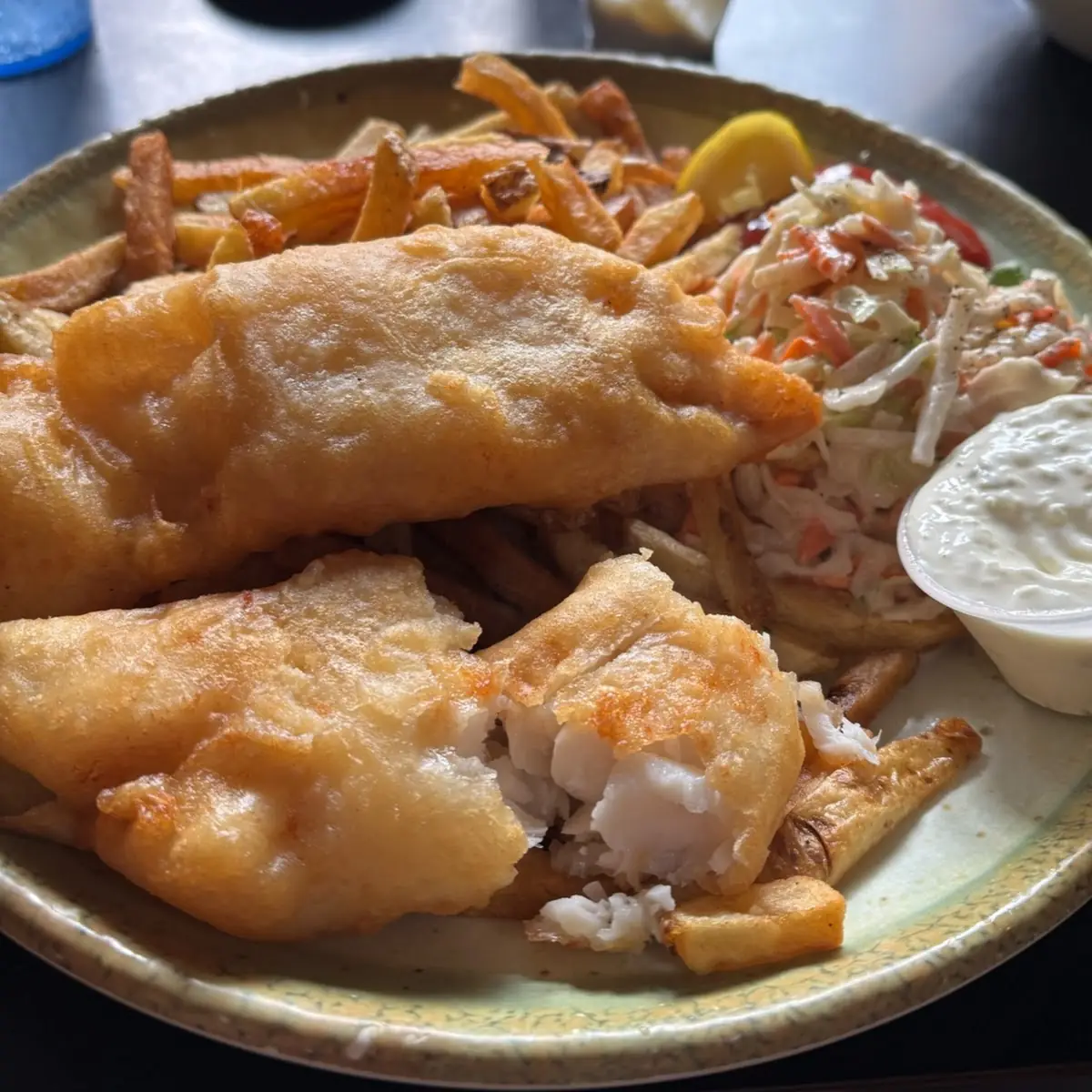 Beer Battered Fish & Chips