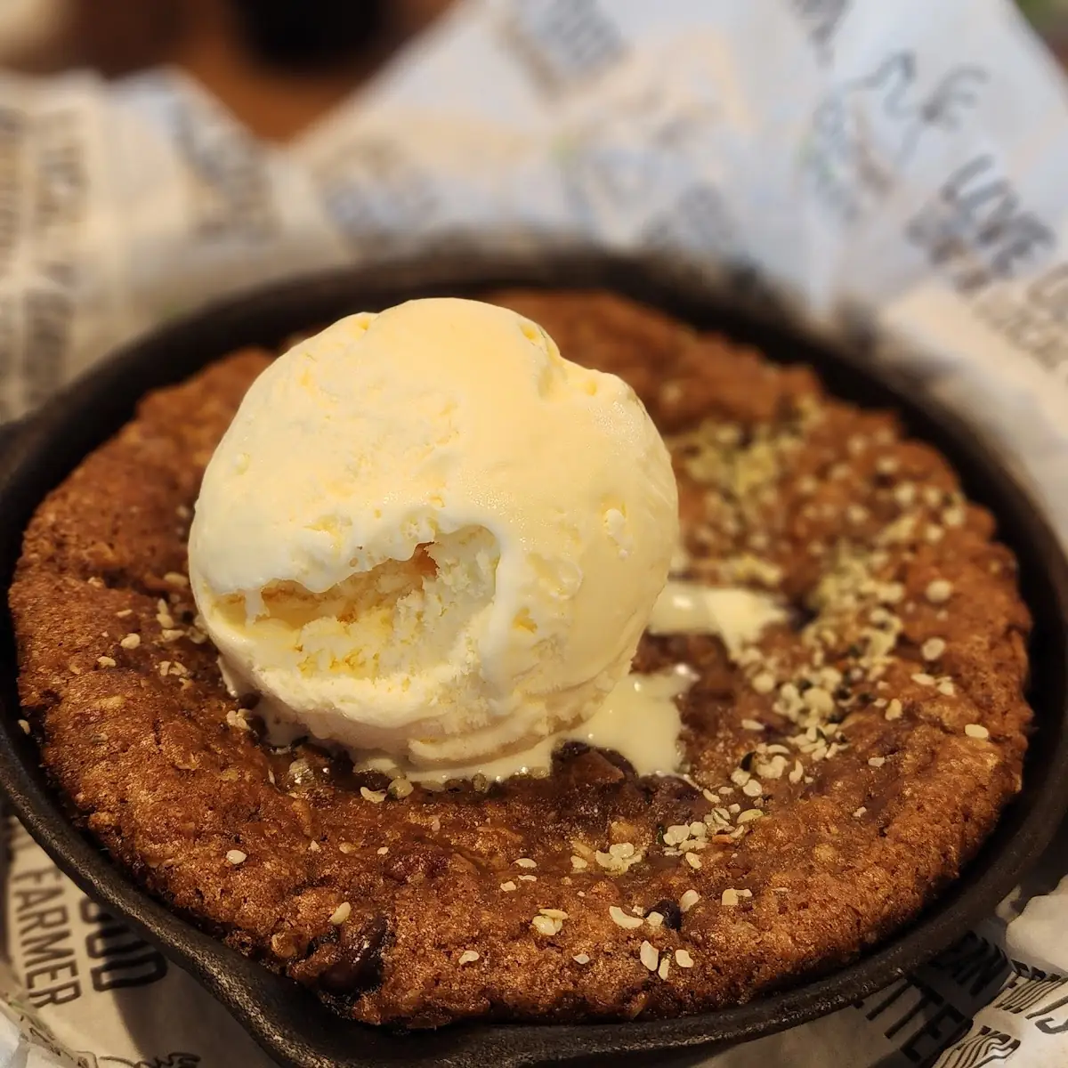 Triple Chocolate Cookie Skillet