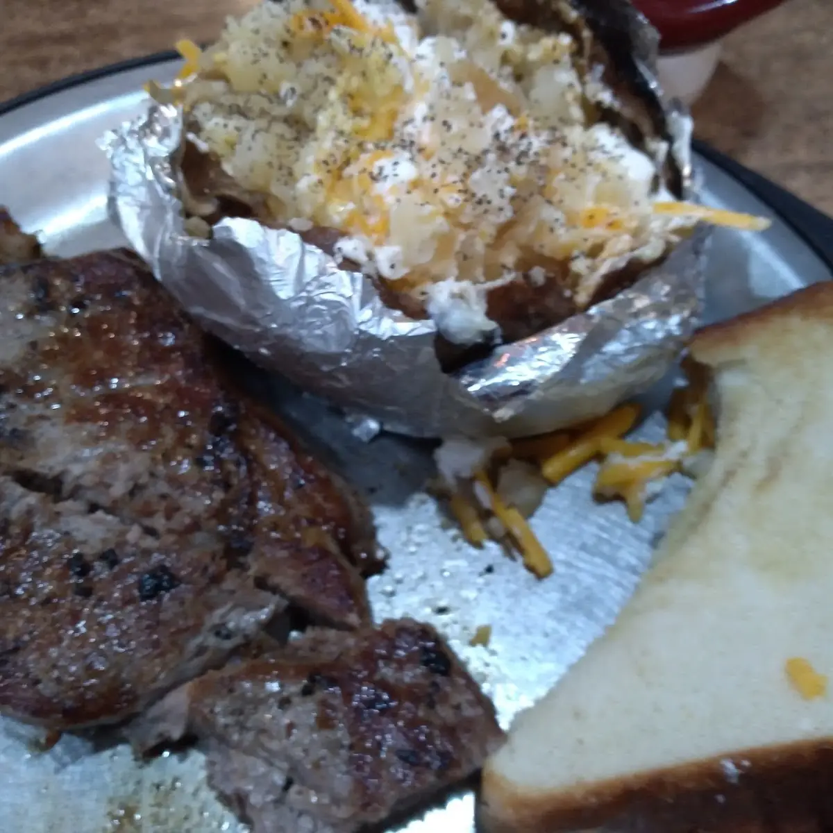 Rib Eye Steak and Baked Potato
