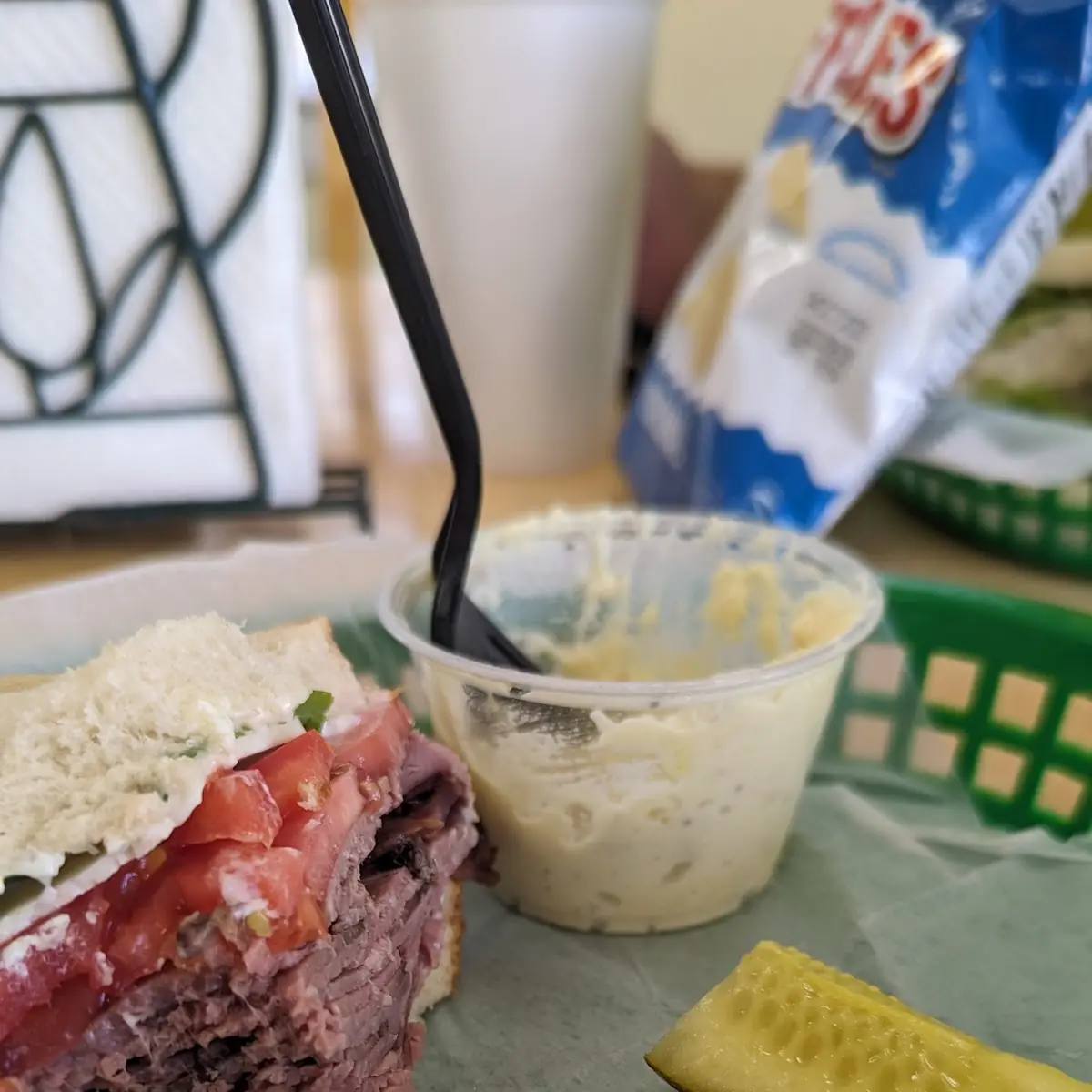 Roast Beef Sandwich Basket