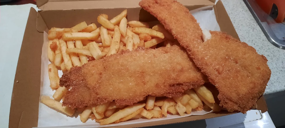 Crumbed Hoki Fish and Chips, Mellefont Fish & Chips