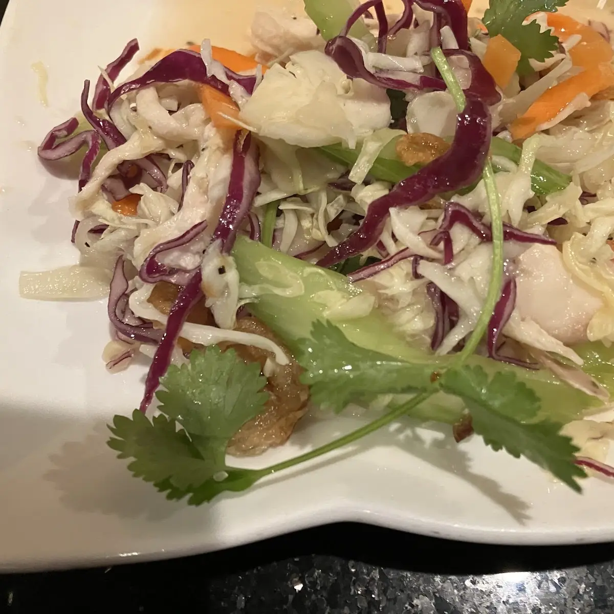 Cabbage Salad with Chicken