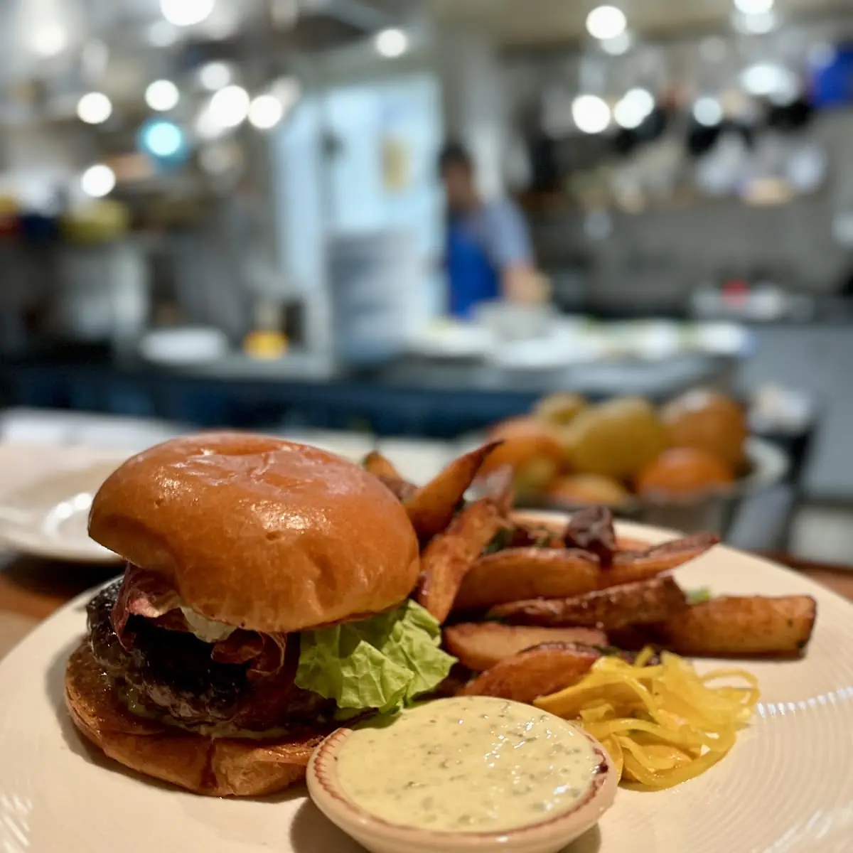 Burger and Fries