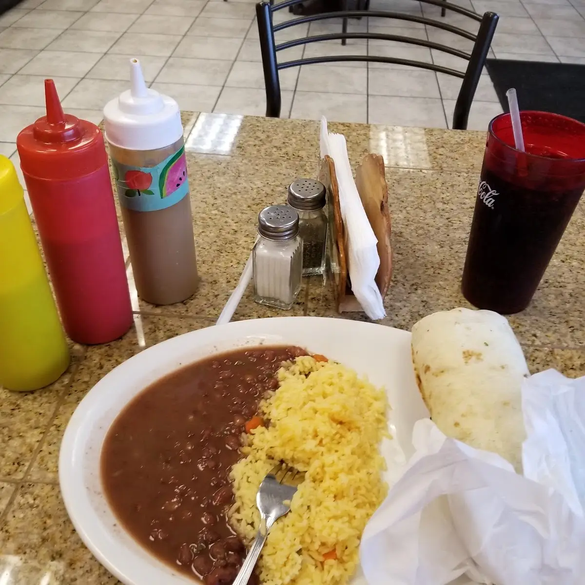 Wonder Burrito Combo Plate